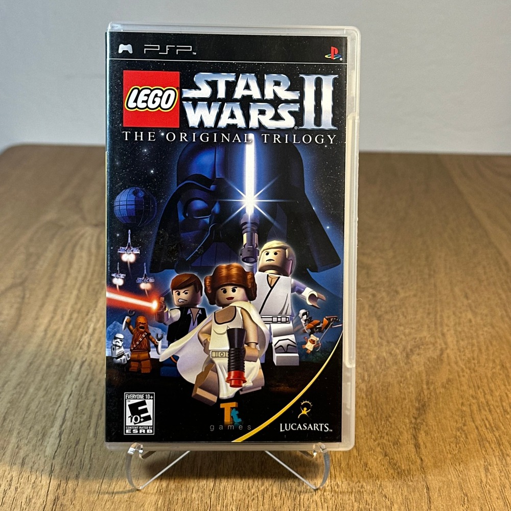 LucasArts LEGO Star Wars II PSP Case and Manual Only Good Replacement Original